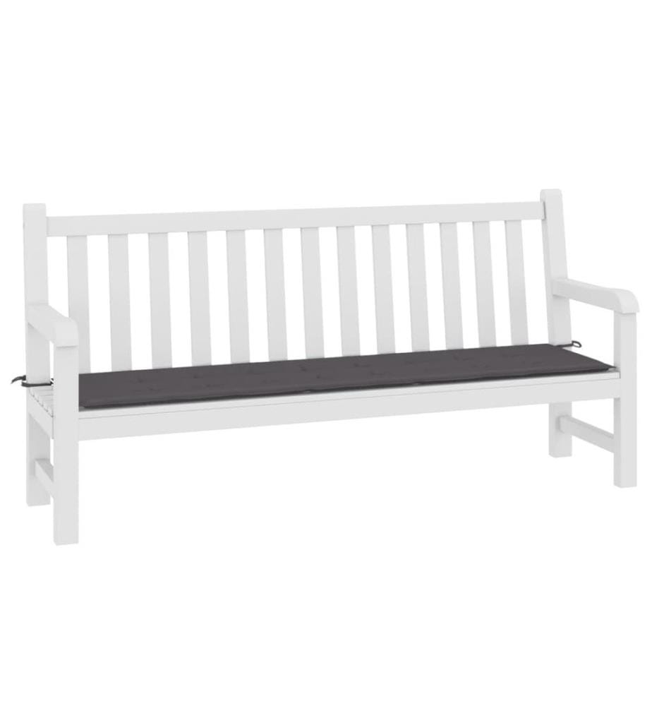Gartenbank-Auflage Anthrazit 150x50x3 cm Oxford-Gewebe