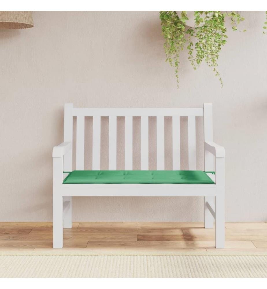 Gartenbank-Auflage Grün 120x50x3 cm Oxford-Gewebe