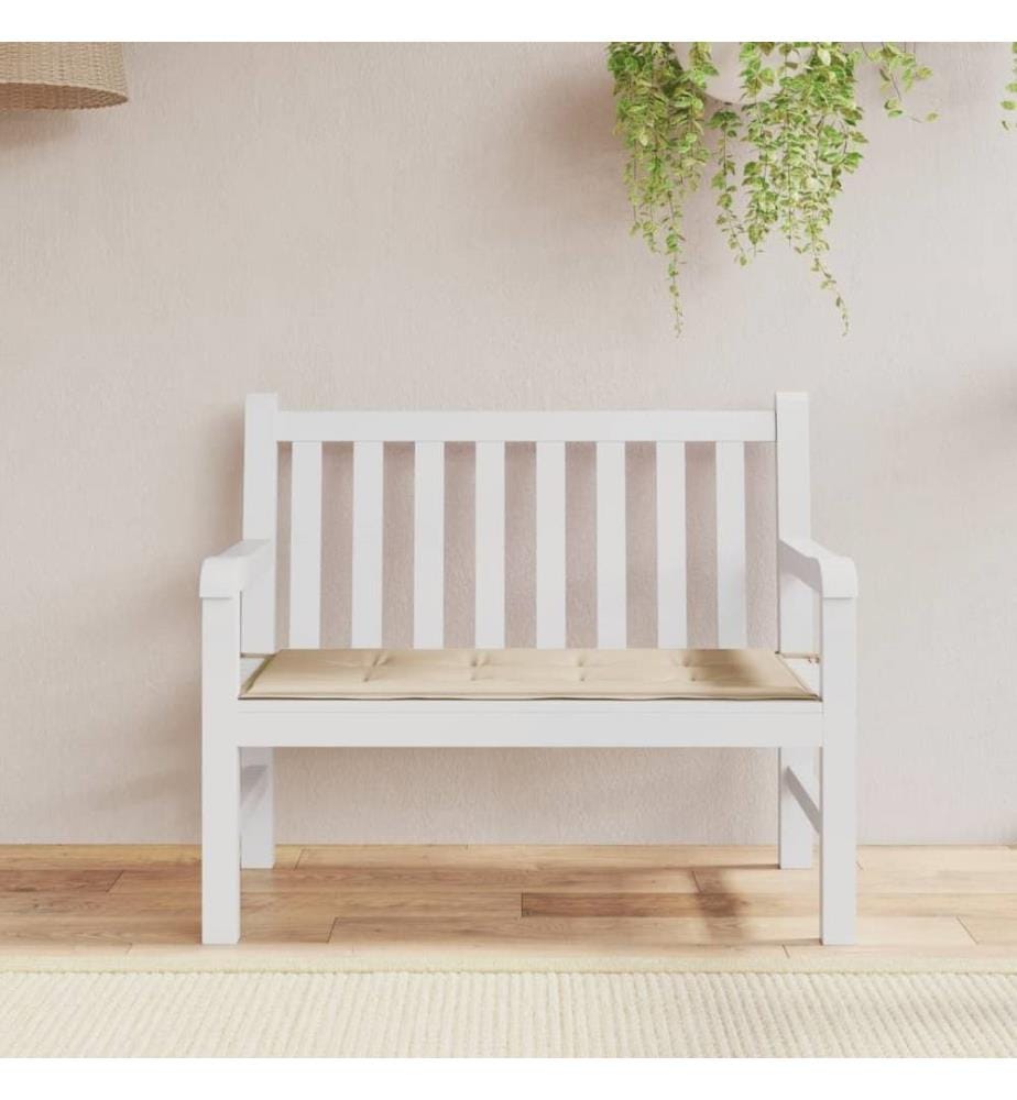 Gartenbank-Auflage Beige 100x50x3 cm Oxford-Gewebe