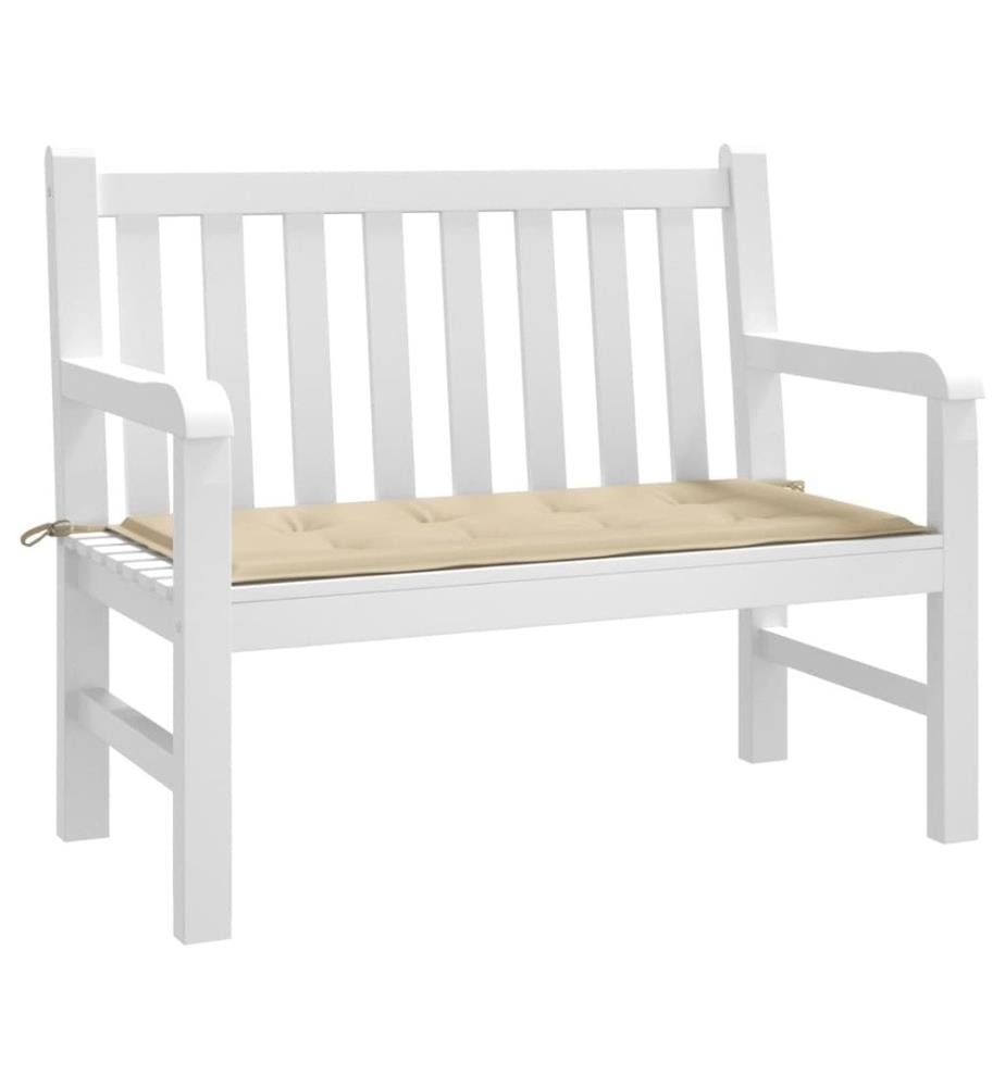 Gartenbank-Auflage Beige 100x50x3 cm Oxford-Gewebe