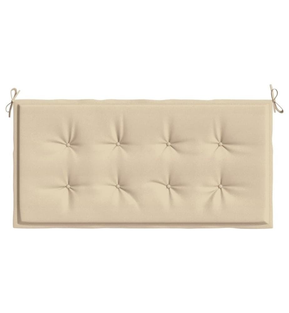 Gartenbank-Auflage Beige 100x50x3 cm Oxford-Gewebe
