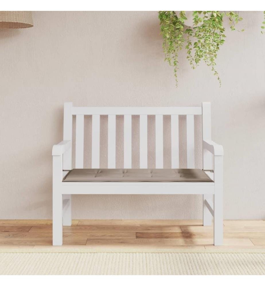Gartenbank-Auflage Taupe 100x50x3 cm Oxford-Gewebe