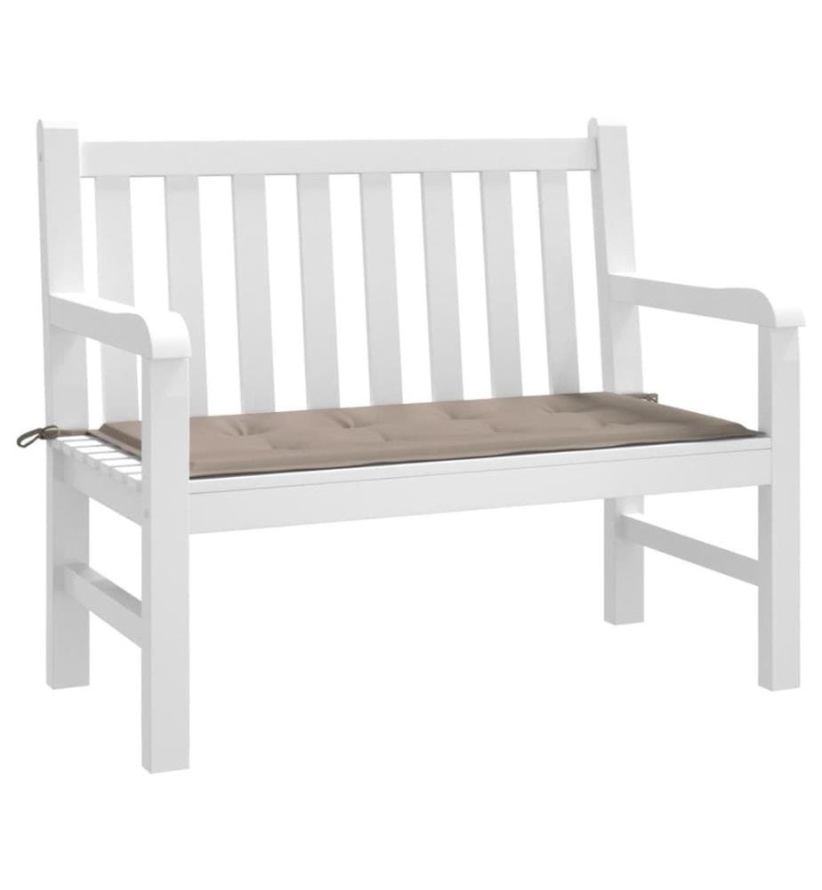 Gartenbank-Auflage Taupe 100x50x3 cm Oxford-Gewebe