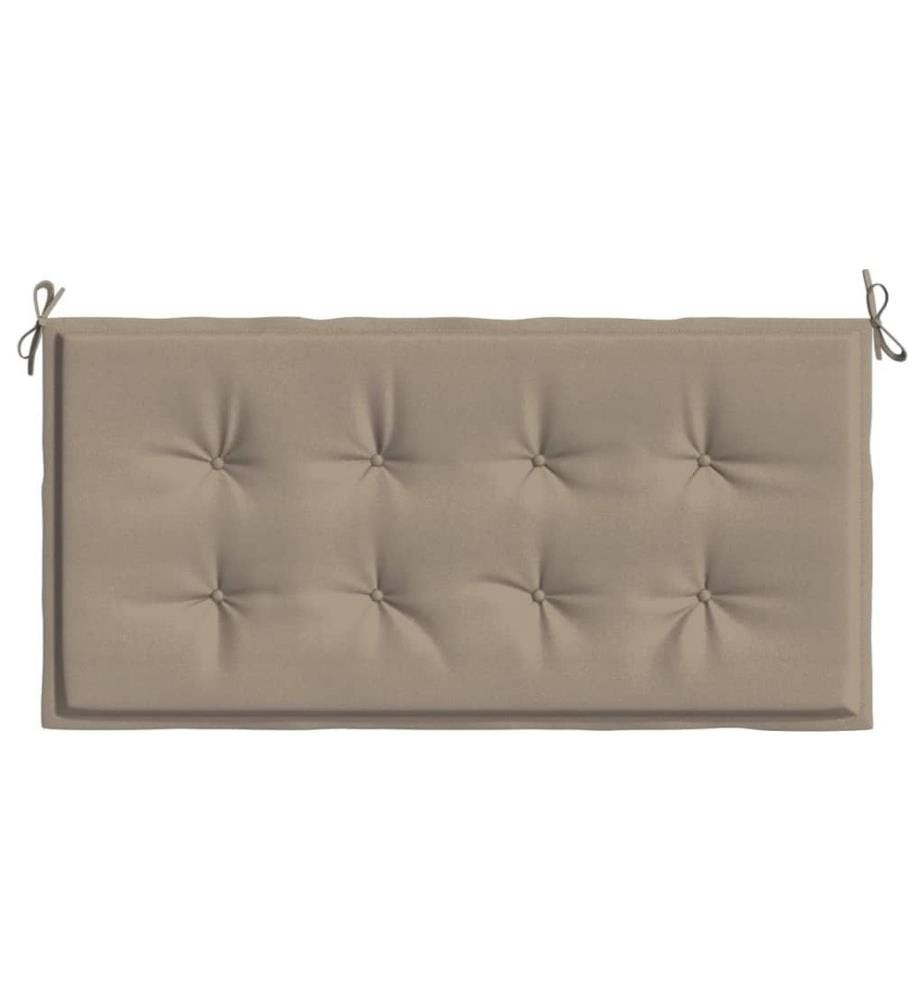 Gartenbank-Auflage Taupe 100x50x3 cm Oxford-Gewebe