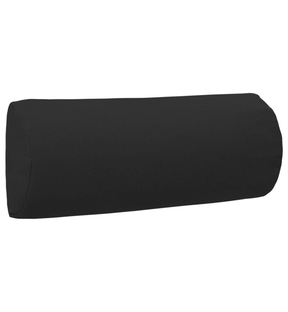 Appui-tête de chaise longue Noir 40x7,5x15 cm Textilène