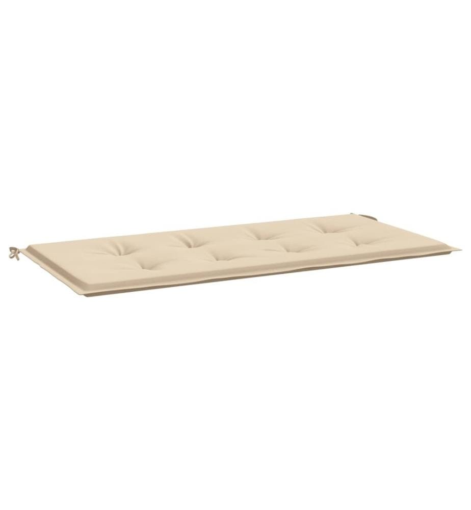 Gartenbank-Auflage Beige 120x50x3 cm Oxford-Gewebe