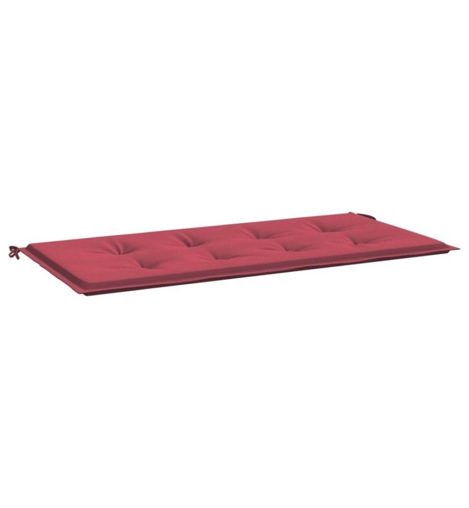 Gartenbank-Auflage Weinrot 100x50x3 cm Oxford-Gewebe