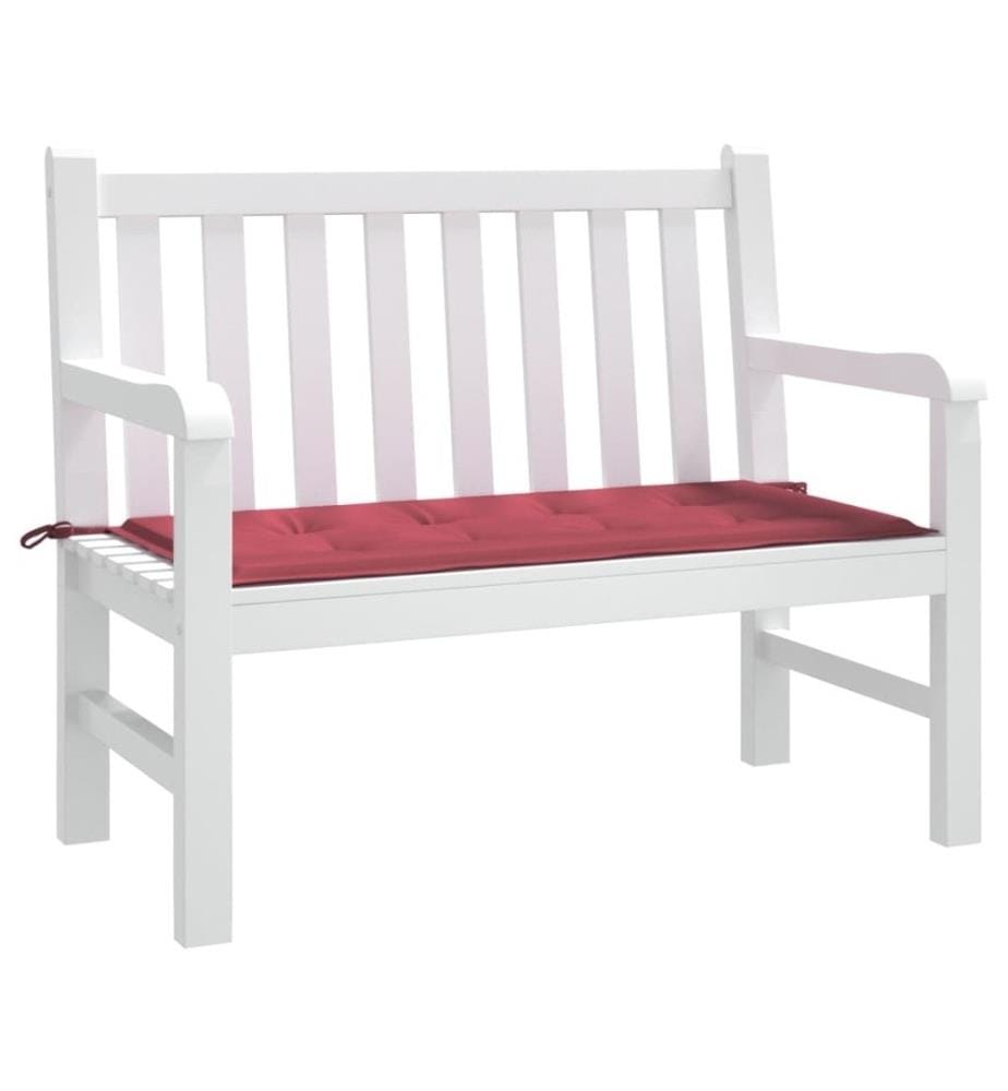 Gartenbank-Auflage Weinrot 100x50x3 cm Oxford-Gewebe