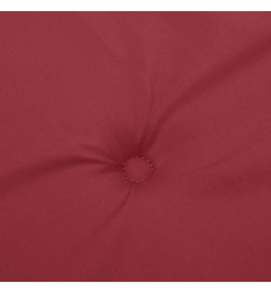 Gartenbank-Auflage Weinrot 100x50x3 cm Oxford-Gewebe
