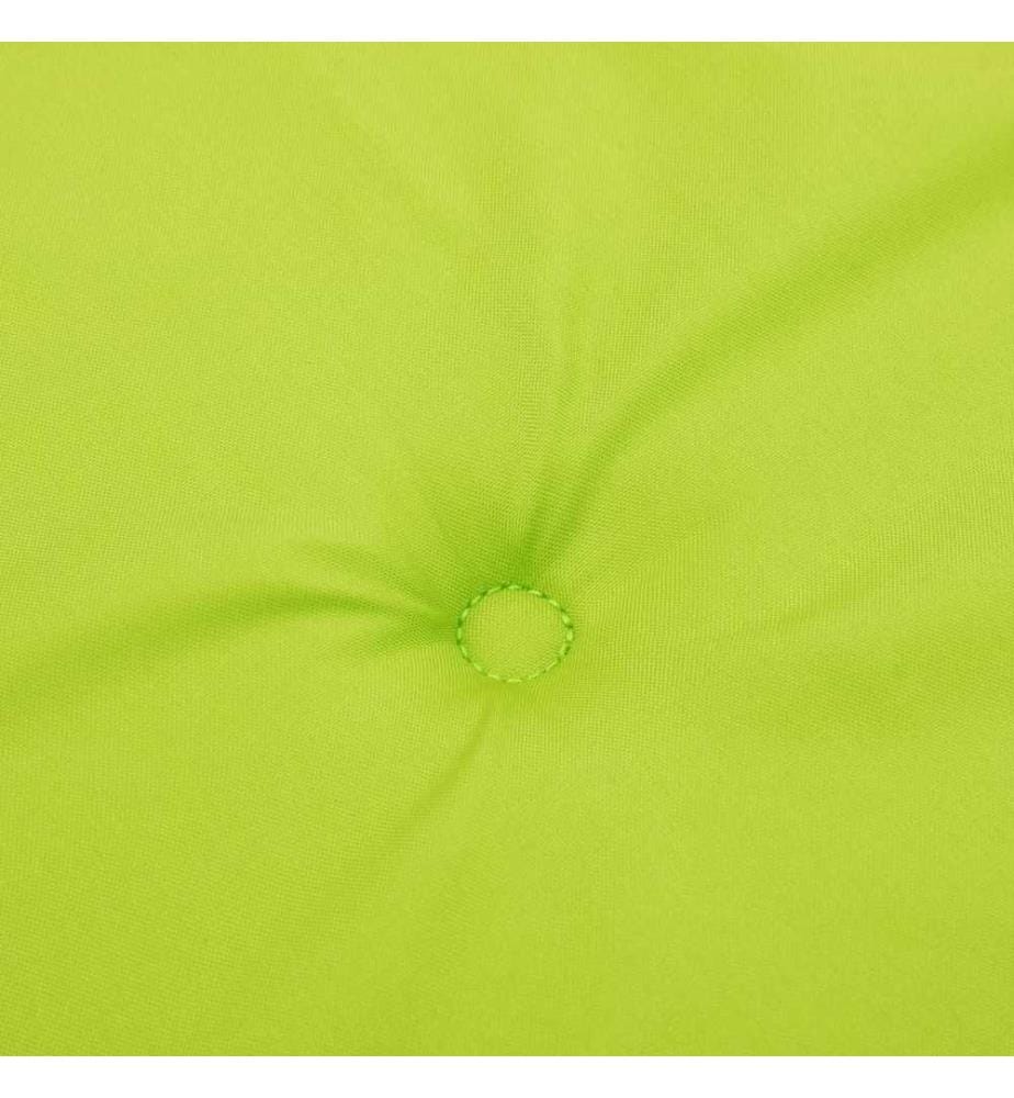 Coussin de banc de jardin vert brillant 150x50x3cm tissu oxford
