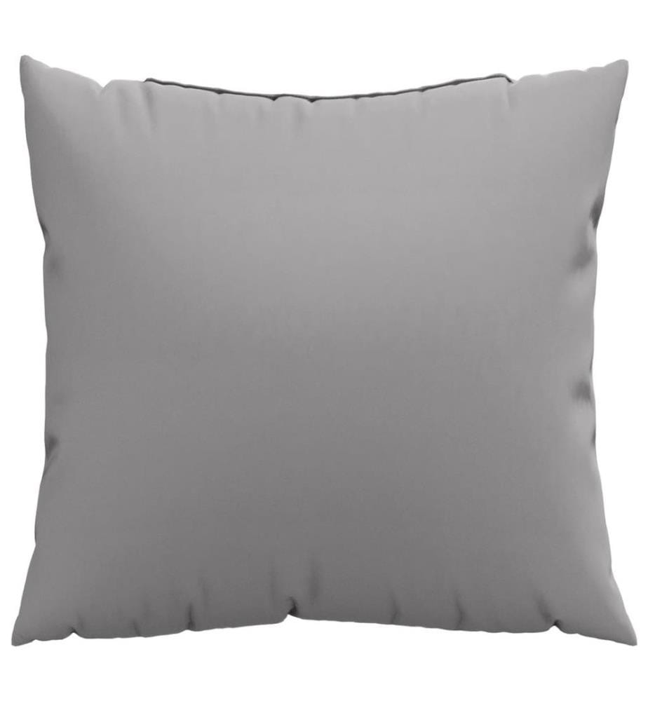 Coussins décoratifs 4 pcs gris 50x50 cm tissu