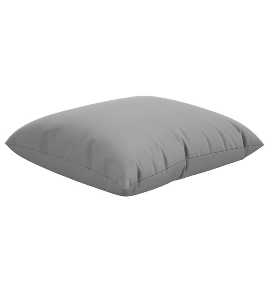 Coussins décoratifs 4 pcs gris 50x50 cm tissu