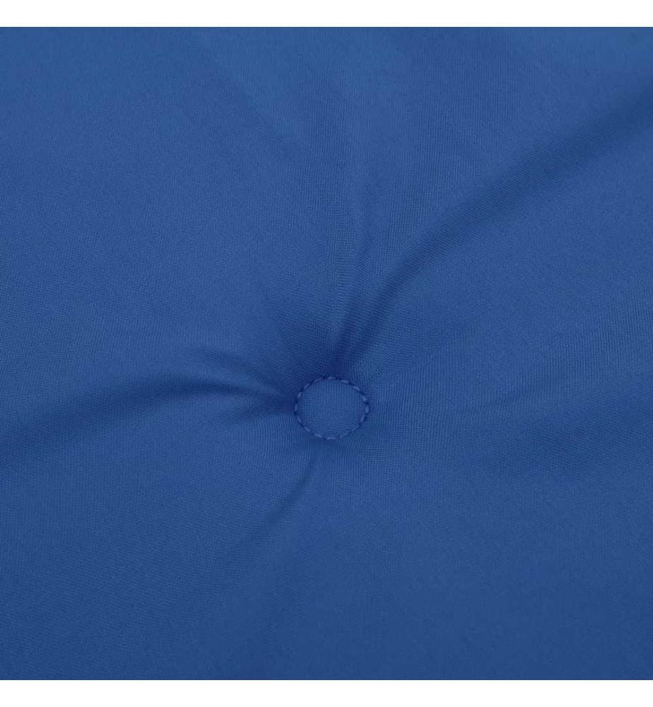 Coussin de banc de jardin bleu royal 100x50x3 cm tissu oxford