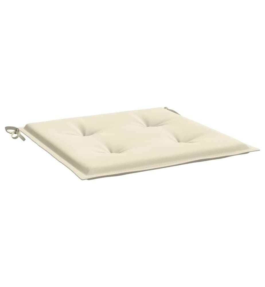 Gartenstuhl-Kissen 6 Stk. Creme 50x50x3 cm Oxford-Gewebe