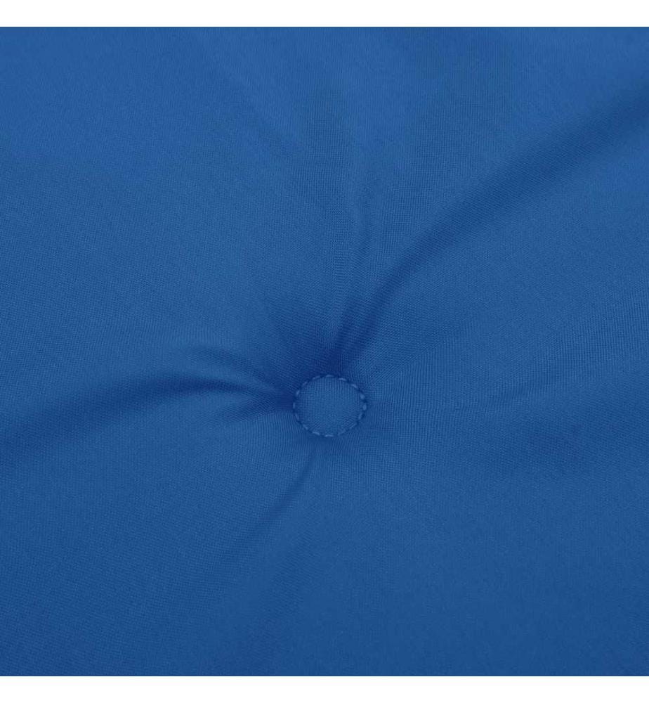 Coussin de banc de jardin bleu royal 180x50x3 cm tissu oxford
