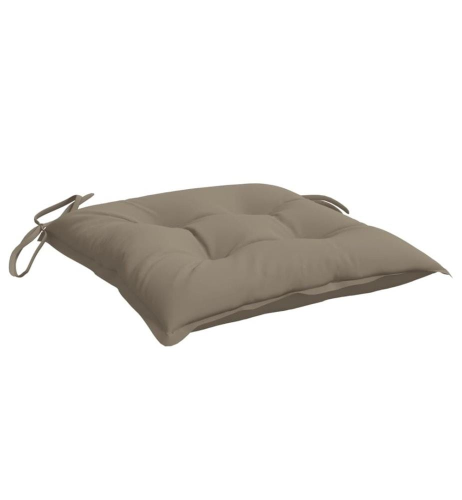 Stuhlkissen 2 Stk. Taupe 50x50x7 cm Oxford-Gewebe