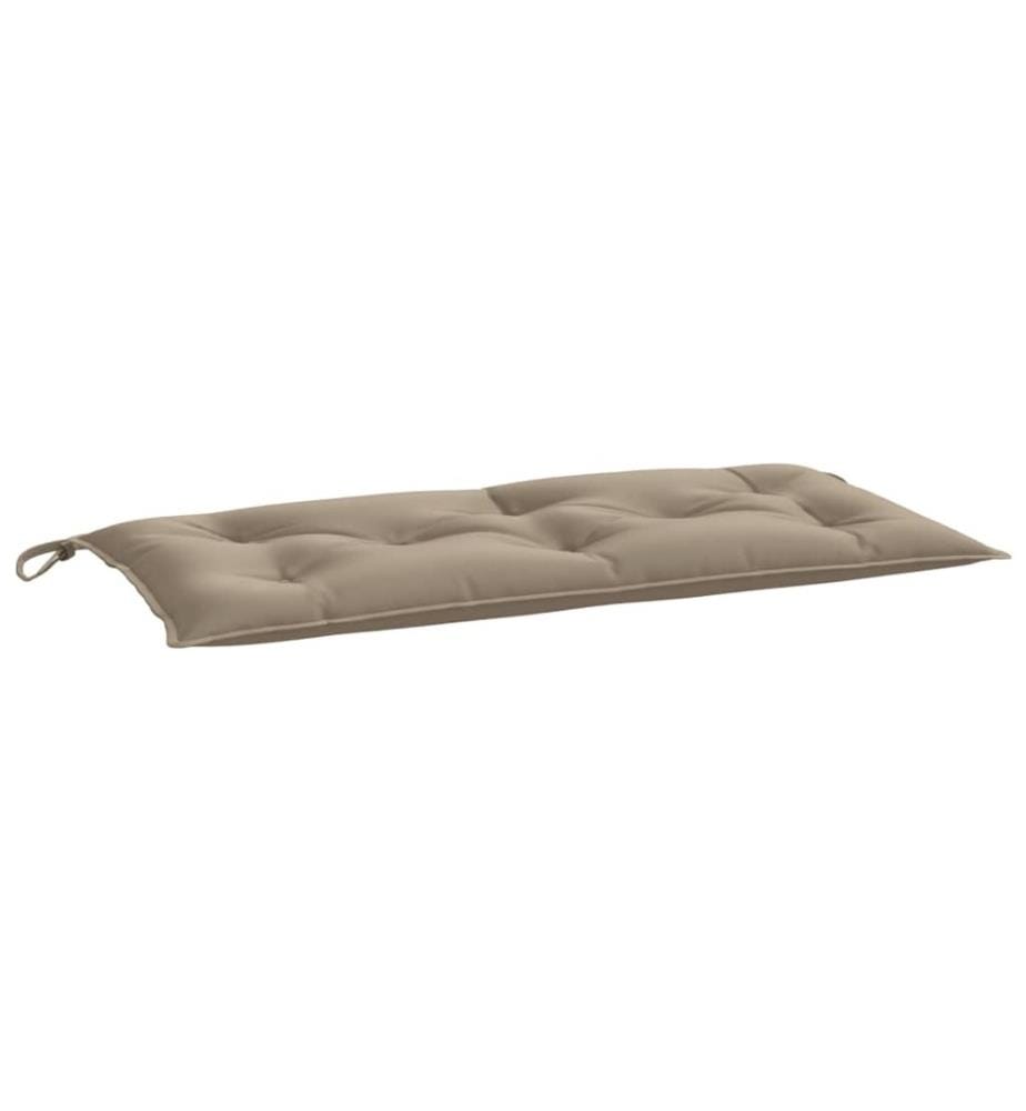 Gartenbank-Auflage Taupe 100x50x7 cm Oxford-Gewebe