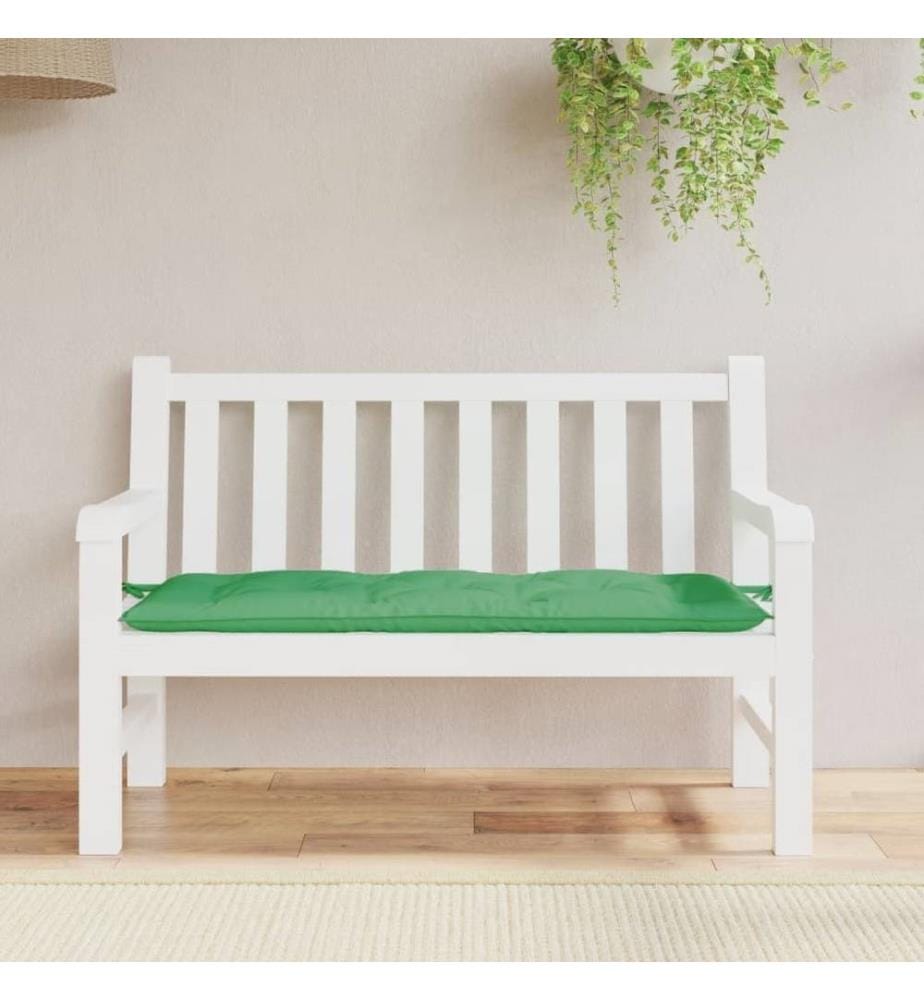 Gartenbank-Auflage Grün 120x50x7 cm Oxford-Gewebe