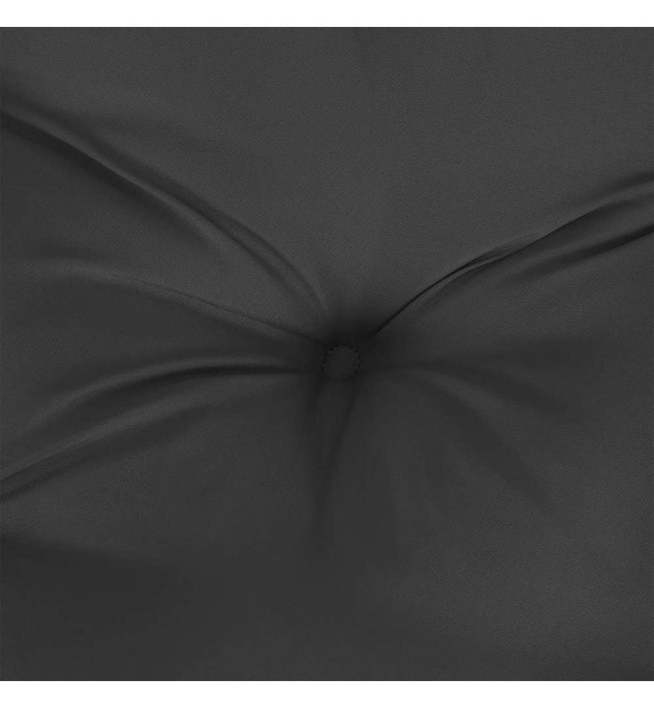 Gartenbank-Auflage Schwarz 120x50x7 cm Oxford-Gewebe