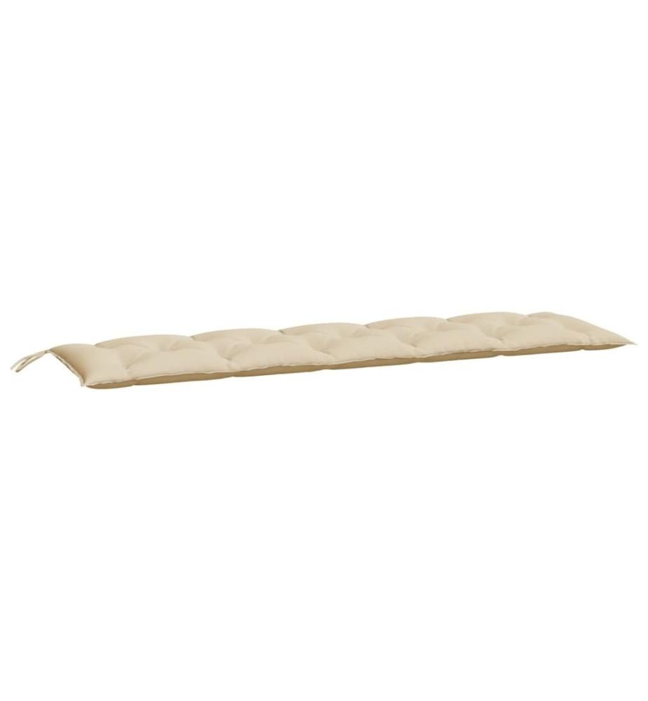 Gartenbank-Auflage Beige 180x50x7 cm Oxford-Gewebe