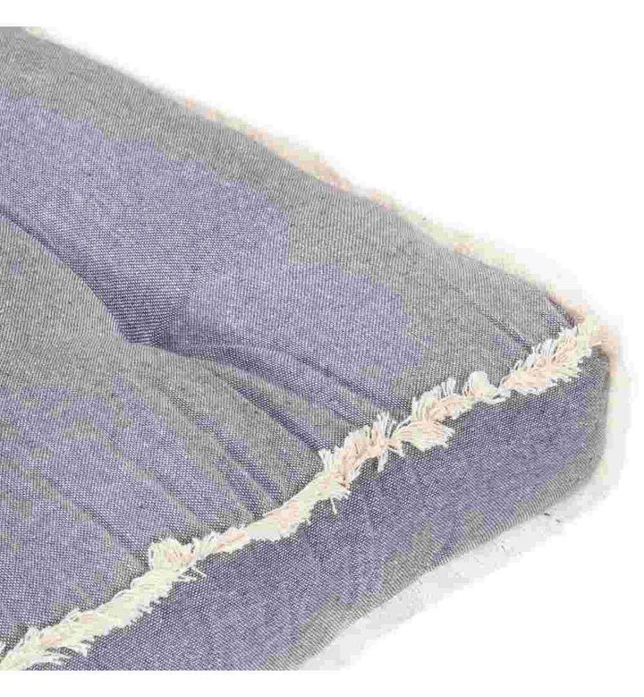 Coussin de canapé palette Anthracite 120x80x10 cm