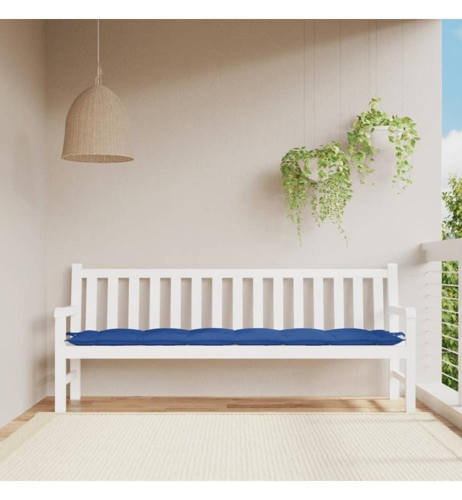 Gartenbank-Auflage Blau200x50x7 cm Oxford-Gewebe
