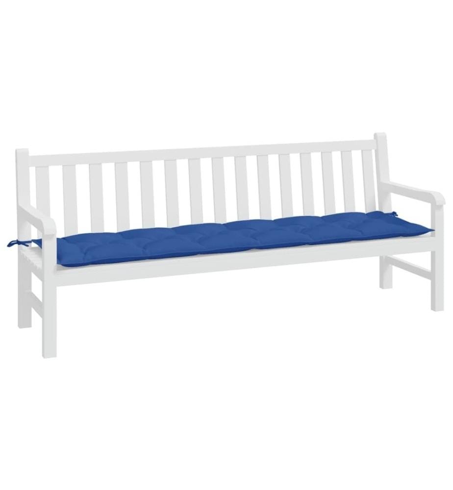 Gartenbank-Auflage Blau200x50x7 cm Oxford-Gewebe