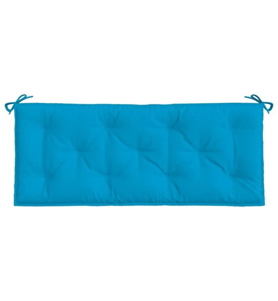 Gartenbank-Auflage Hellblau 120x50x7 cm Oxford-Gewebe