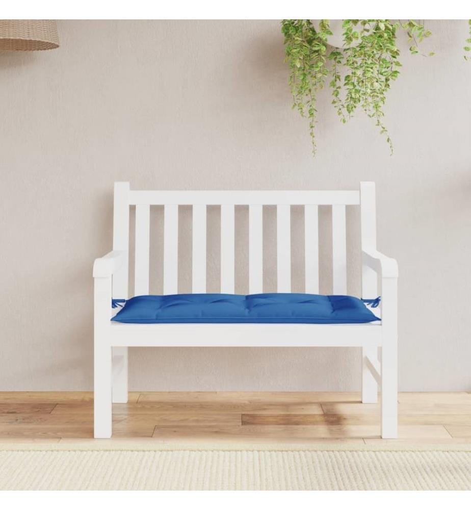 Gartenbank-Auflage Blau 110x50x7 cm Oxford-Gewebe