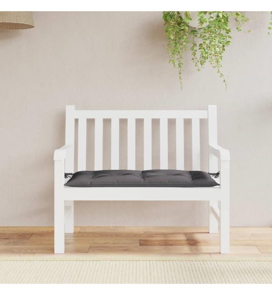 Gartenbank-Auflage Anthrazit 110x50x7 cm Oxford-Gewebe