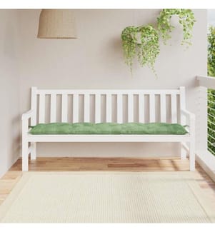 Gartenbank-Auflage Blattmuster 180x50x7 cm Oxford-Gewebe