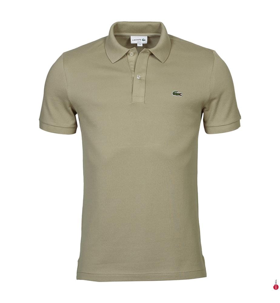 lacoste polo olive green