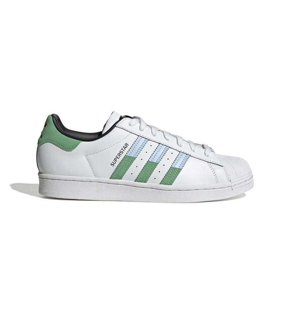 Superstar blanche et verte shop