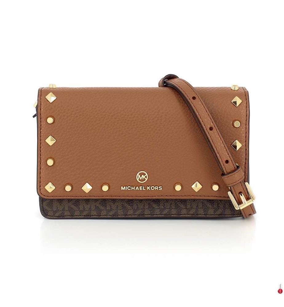 michael kors small brown wallet