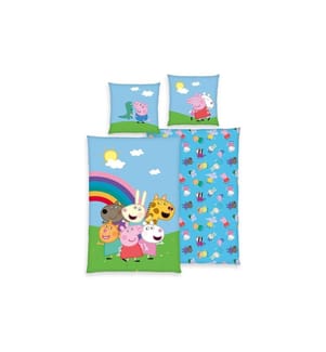 HERDING - Kinderbettwäsche Peppa Pig 160 x 210 cm
