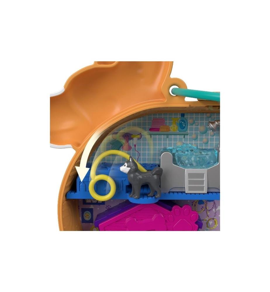 POLLY POCKET - Ensemble de pions Boîte de l'hôtel Corgi Dog