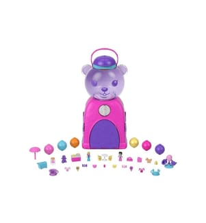 POLLY POCKET - Ensemble de pions Distributeur de chewing-gums en forme d'ourson