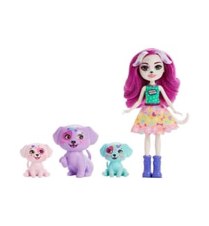 ENCHANTIMALS - Ensemble de pions ENCHANTIMALS - Dessa Dalmatian famille