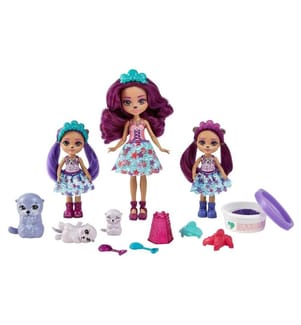 ENCHANTIMALS - Ensemble de pions Pack New Family Otter