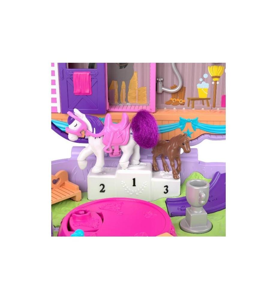 POLLY POCKET - Ensemble de pions Boîte amusant de saut de poney