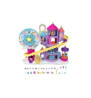 POLLY POCKET - Ensemble de pions Parc Attractions Arc-En-Ciel