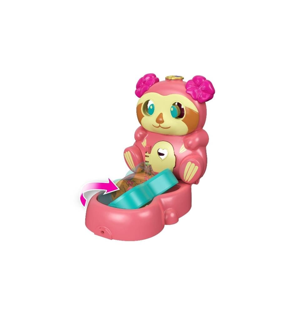 POLLY POCKET - Ensemble de pions La boîte à surprises de sloth