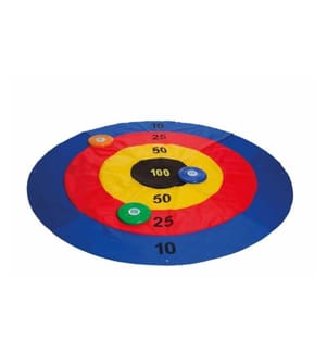 BS TOYS - Jeux de dés Jeu de lancer de disque Deluxe 200 cm avec 3 disques