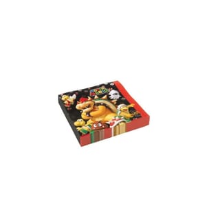 AMSCAN - Papierservietten Super Mario 20 Stück