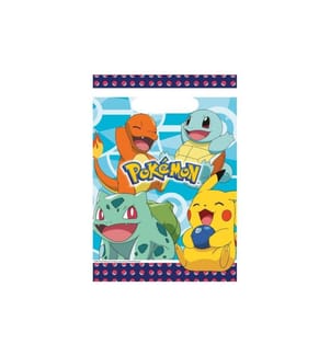 AMSCAN - Guetzli-Verpackung Pokemon 8 Stück