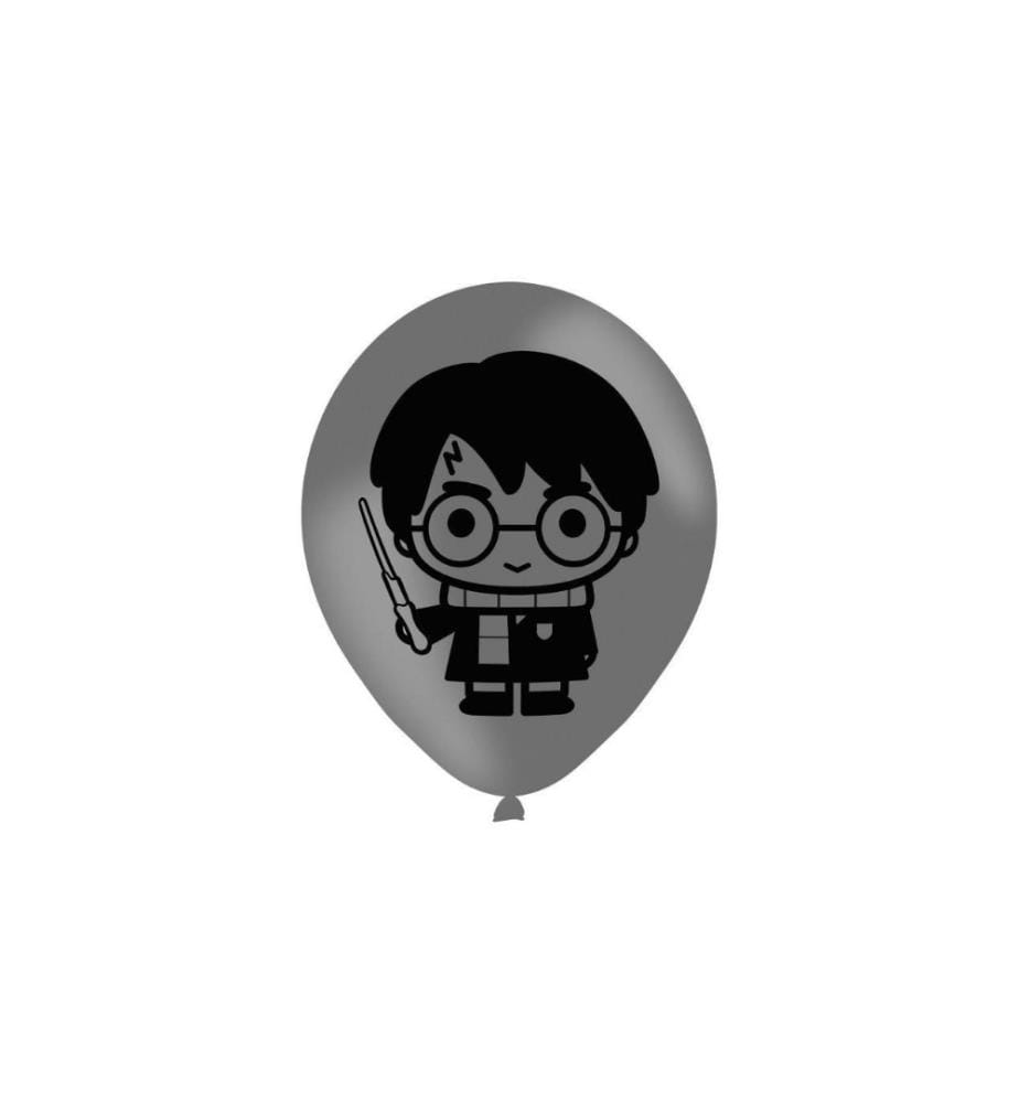 AMSCAN - Luftballon Harry Potter 6 Stück, Latex