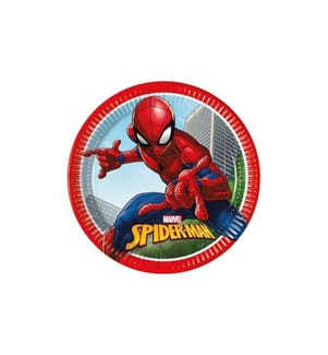 AMSCAN - Einwegteller Spiderman 8 Stück