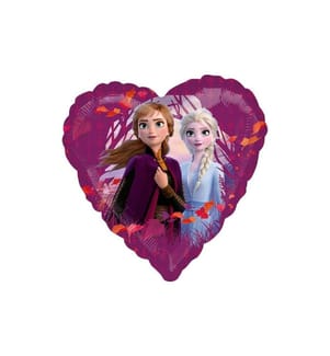 AMSCAN - Folienballon Frozen II, Herz 45 cm