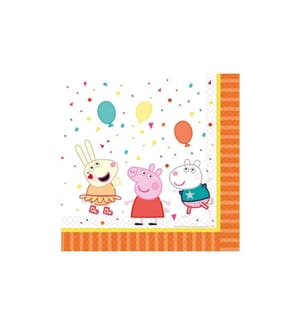 AMSCAN - Papierservietten PeppaPig 16 Stück