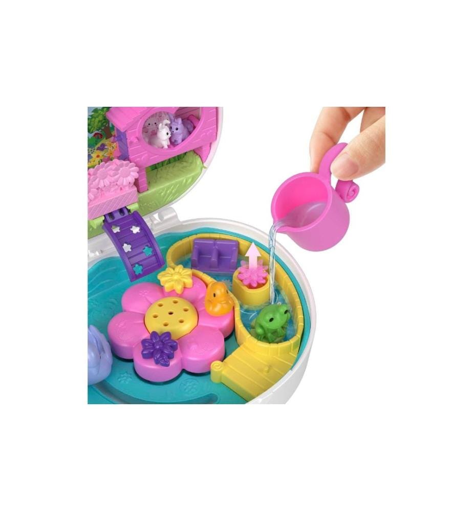 POLLY POCKET - Ensemble de pions POLLY POCKET - Coffret de fleurs et de lapins
